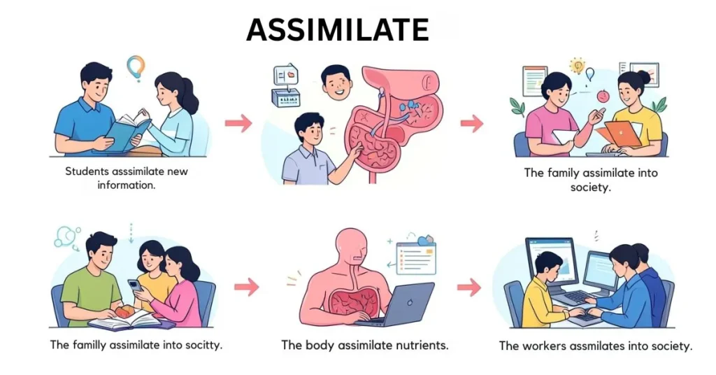 How to Use Assimilate in a Sentence