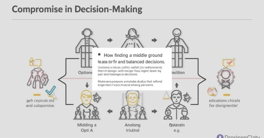 Illustration showing compromise in technology with cybersecurity icons and protective measures