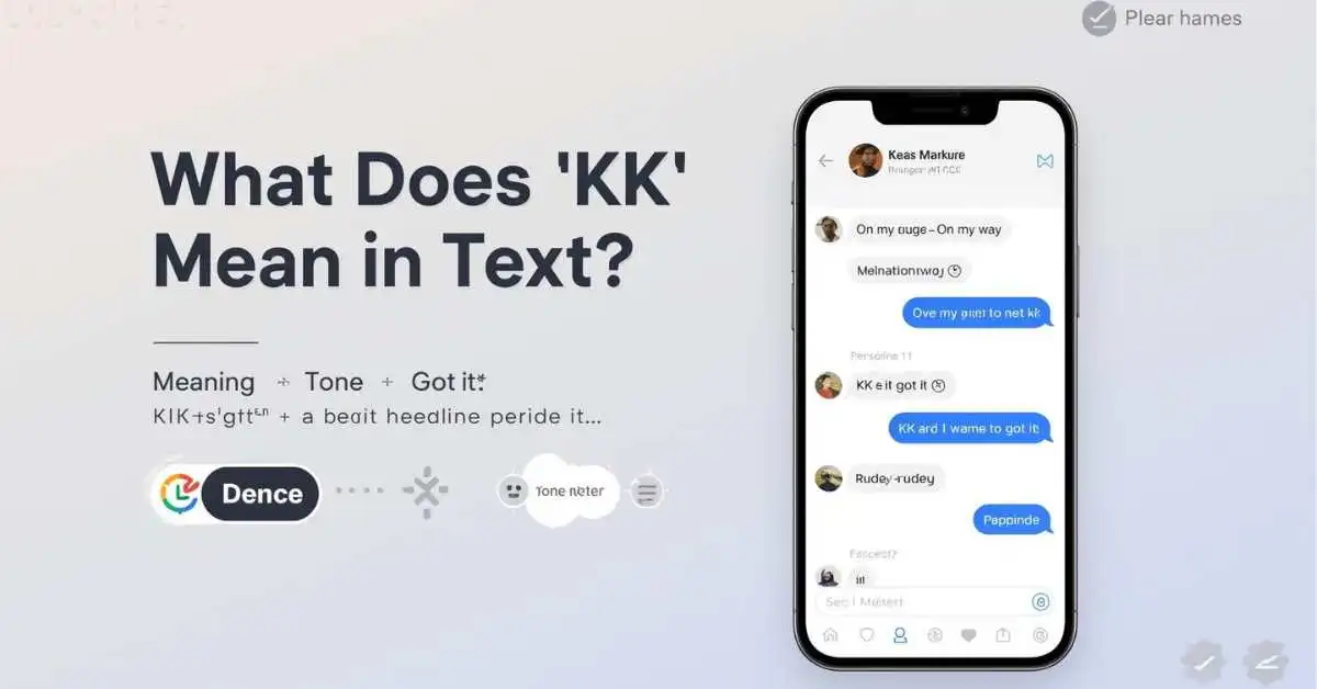 Image explaining KK meaning in text