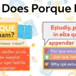 Feature image showing the Spanish word “porque” with examples and explanation of por qué, porqué, and por que