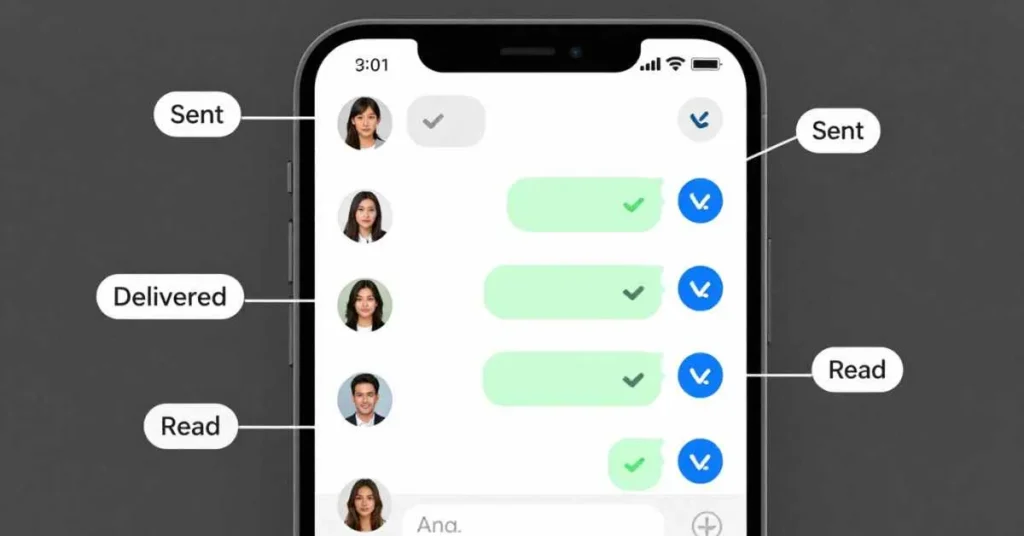 WhatsApp group chat ticks explained: sent, delivered, read