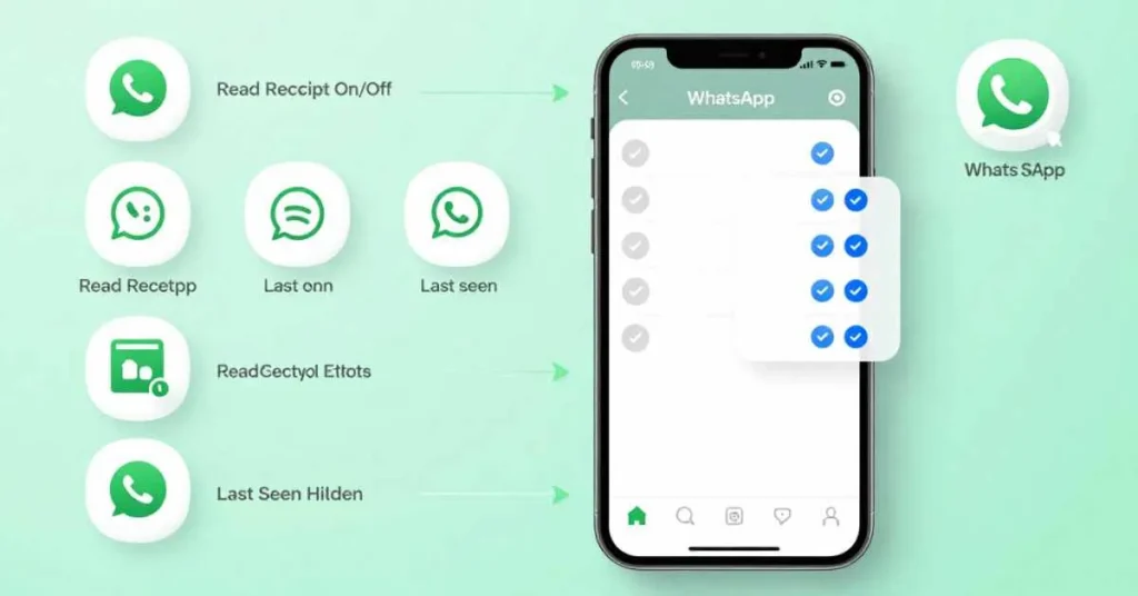 WhatsApp privacy settings affecting message check marks