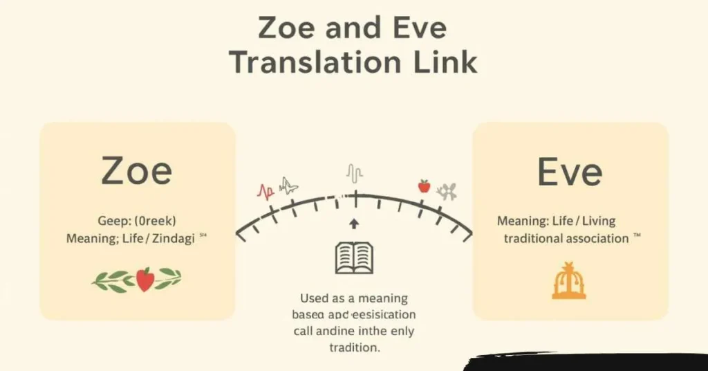 Zoe and Eve share meaning “life”