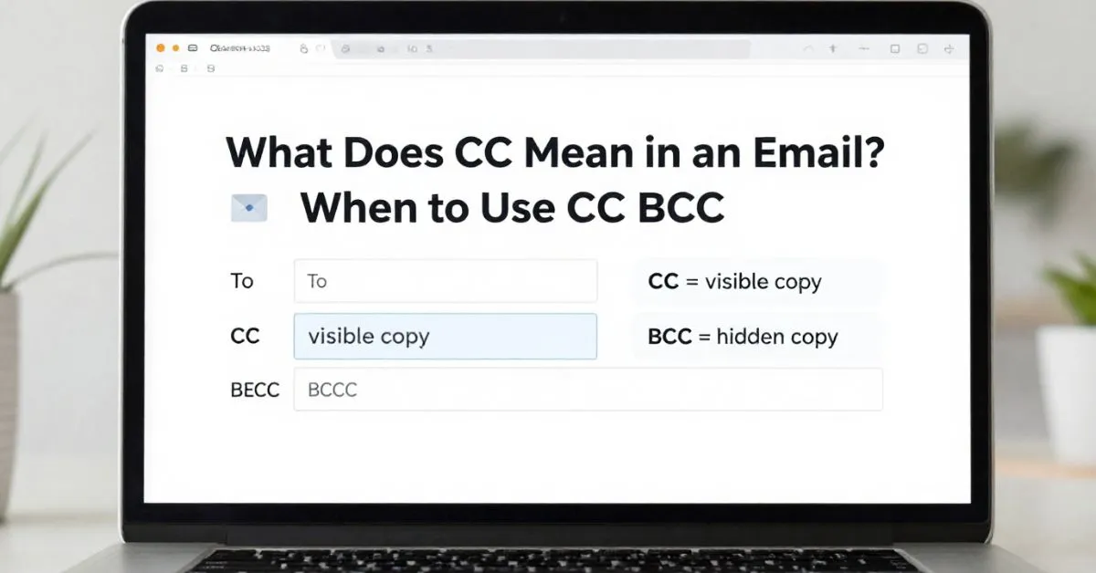 CC email field explained