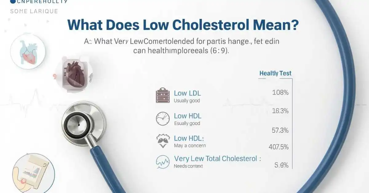 Low cholesterol blood test chart