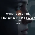 Teardrop tattoo meaning under-eye symbolic image