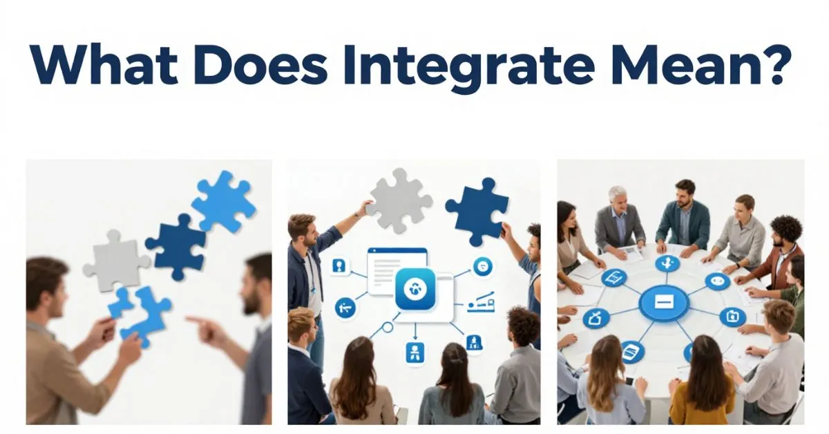 Integrated meaning visual