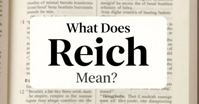 Reich meaning guide