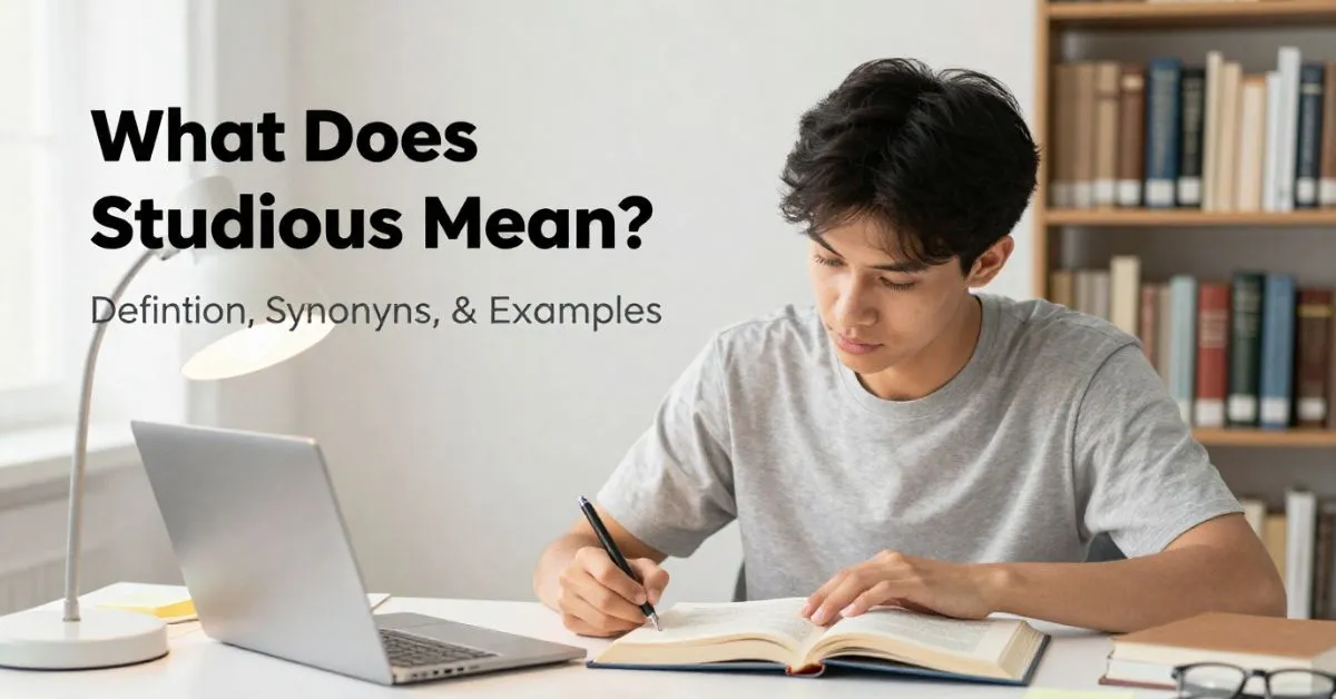 Studious meaning featured image