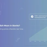 Bullish stock meaning with upward chart