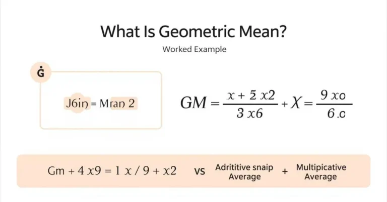 geometric mean formula chart