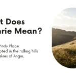 Scottish hills illustrating Guthrie meaning as windy place