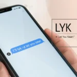 LYK meaning in text graphic