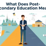 student choosing post secondary education paths