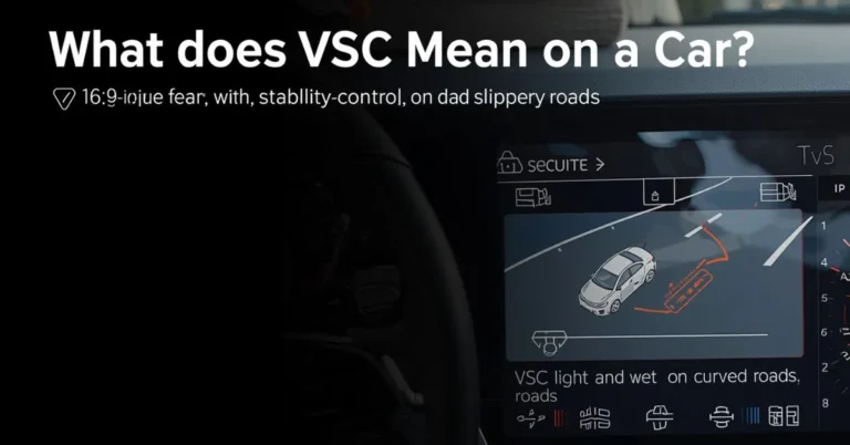 VSC dashboard light and stability control image