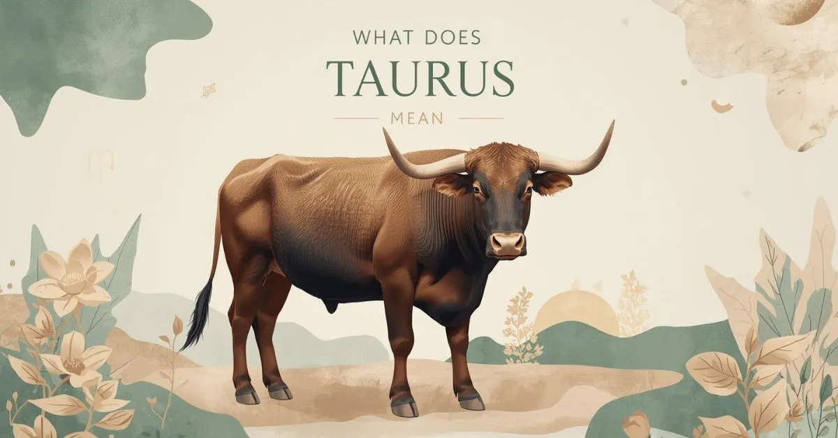 Taurus meaning zodiac feature image