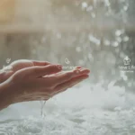 Baptism water symbolizing faith, cleansing, and new life