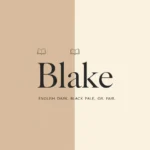 Blake name meaning with English origin and dark-fair symbolism.