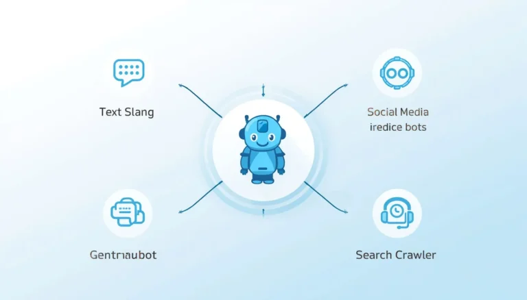 Visual guide showing what bot means online