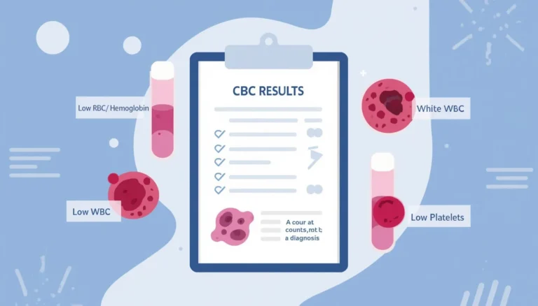 CBC report showing low RBC, WBC, and platelets explained