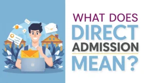 student receiving direct college admission offer