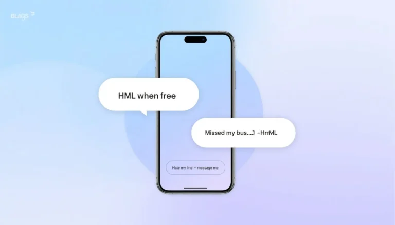 HML meaning in text shown with phone chat examples