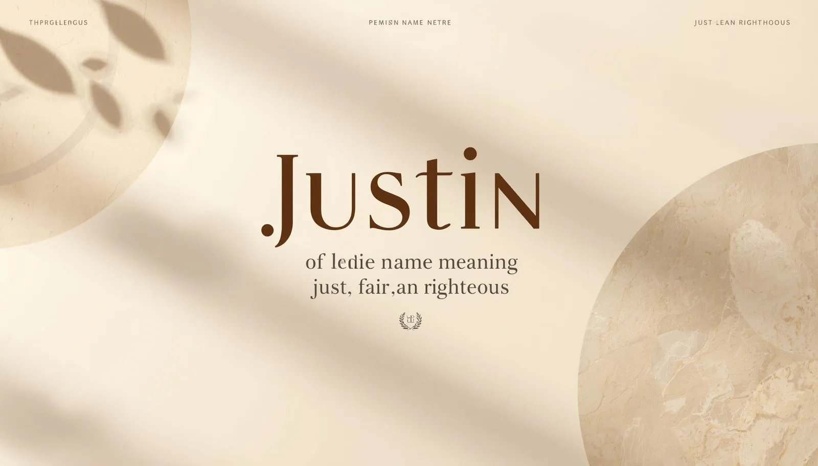 Justin name meaning and Latin origin