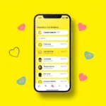 Red heart Snapchat BFF meaning shown on a phone screen.